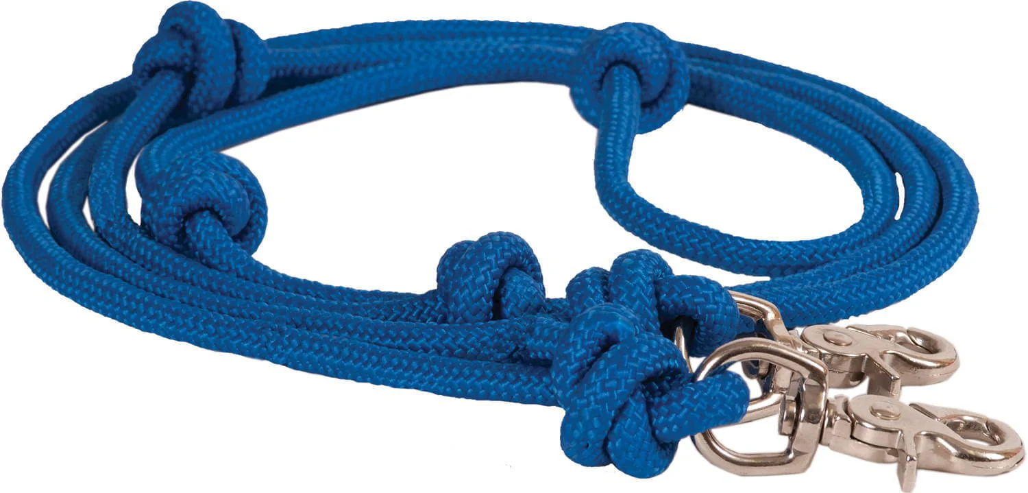 Mustang Mountain Rope 8' Knotted Barrel Rein - Image 1