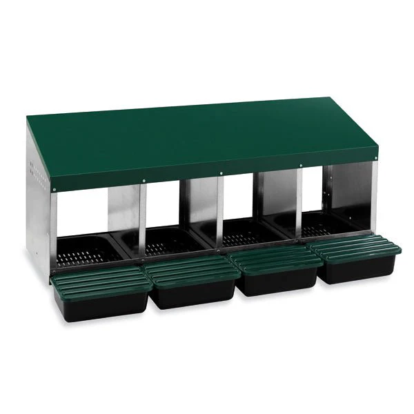 Multi-Compartment Poultry Laying Nesting Boxes with Easy-Clean Plastic Floors - Image 2