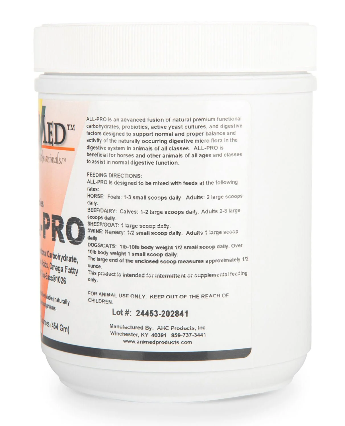 Animed ALL-PRO Probiotic Supplement for Multi-Species Animals - Image 2