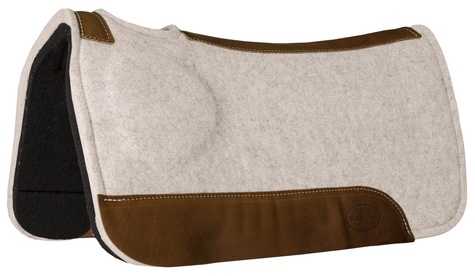 Mustang CorrectFit Contoured  Barrel Saddle Pad, 31" x 30" x 1" - Image 1