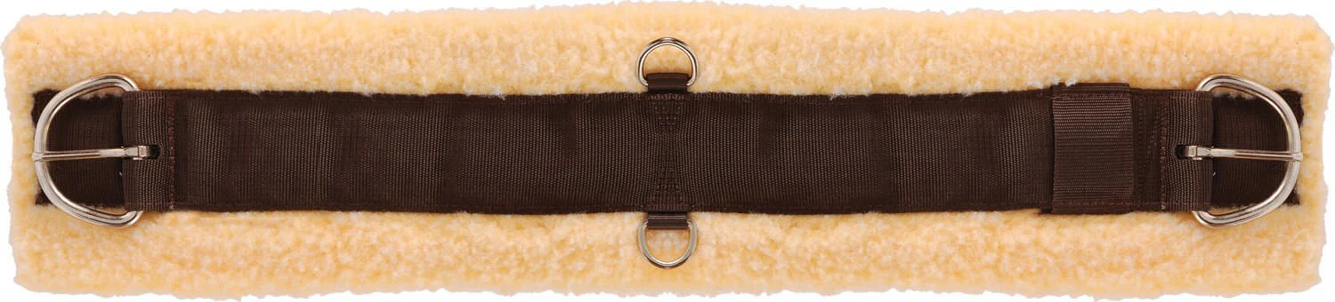 Mustang Nylon Fleece Straight Cinch, Brown - Image 1