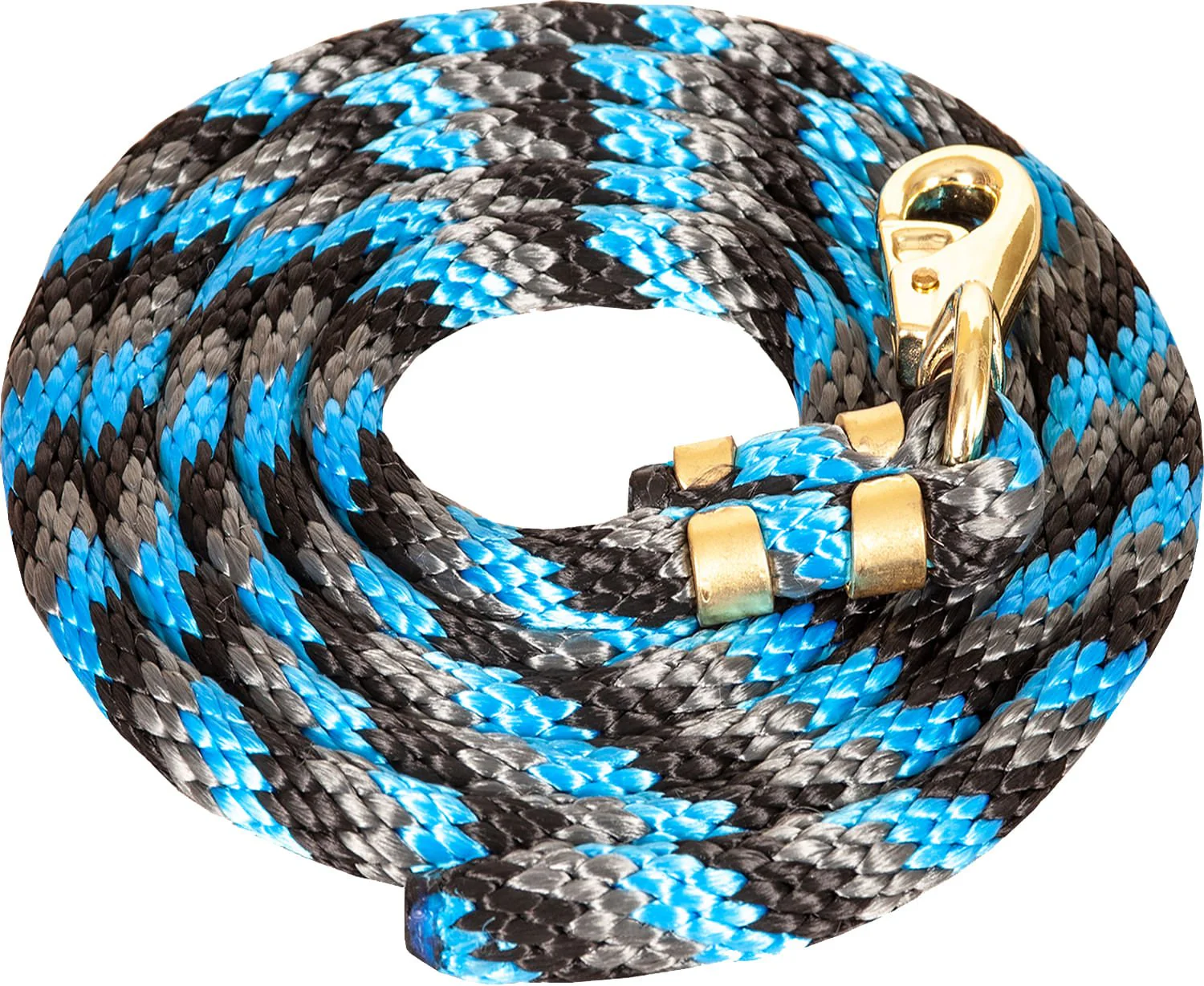 Mustang Poly Colorful Lead Rope, Bull Snap - Image 2