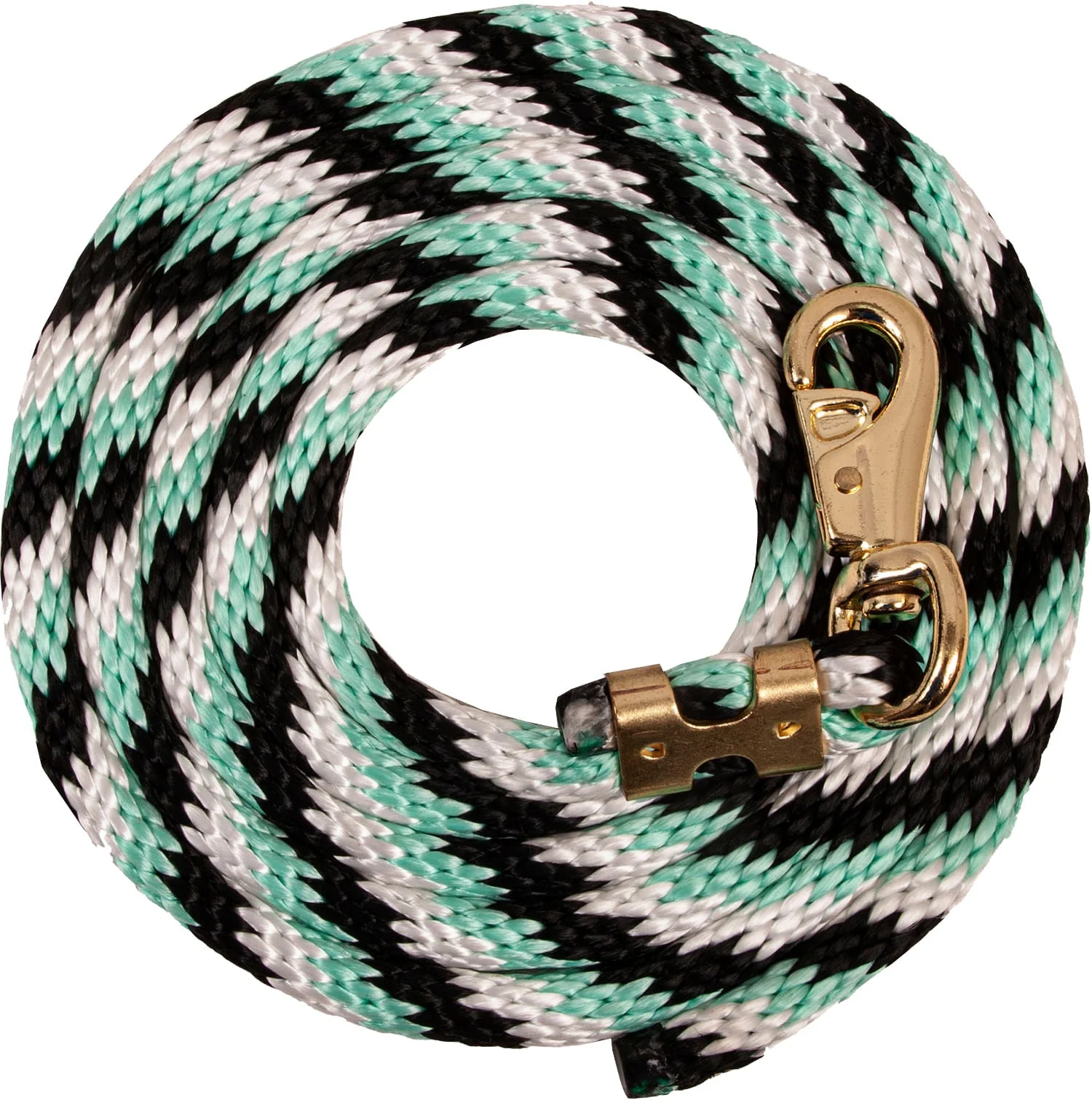 Mustang Poly Colorful Lead Rope, Bull Snap - Image 3