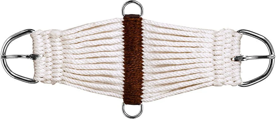 Mustang Pony Wide Cinch, White - Image 2