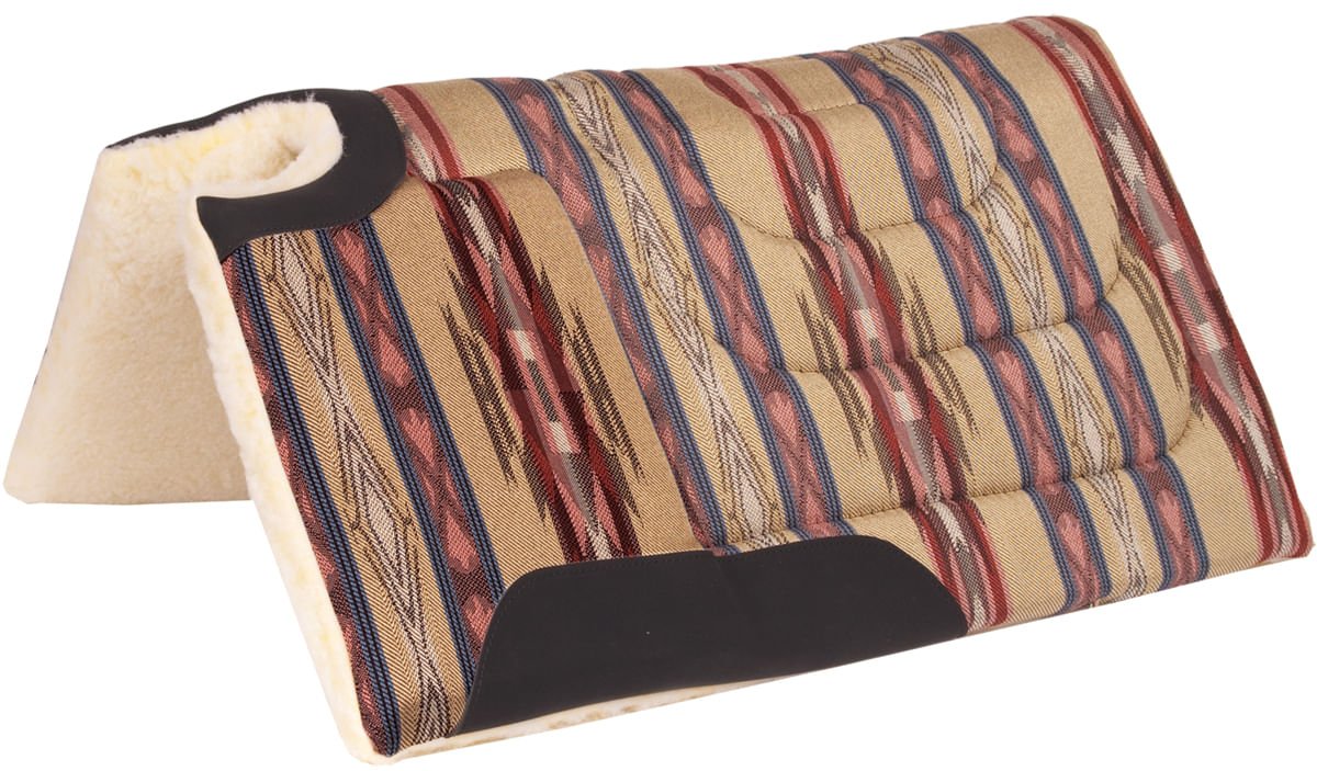 Mustang Sierra Herculon Cut Back & Built Up Saddle Pad, 30" x 32" - Image 2