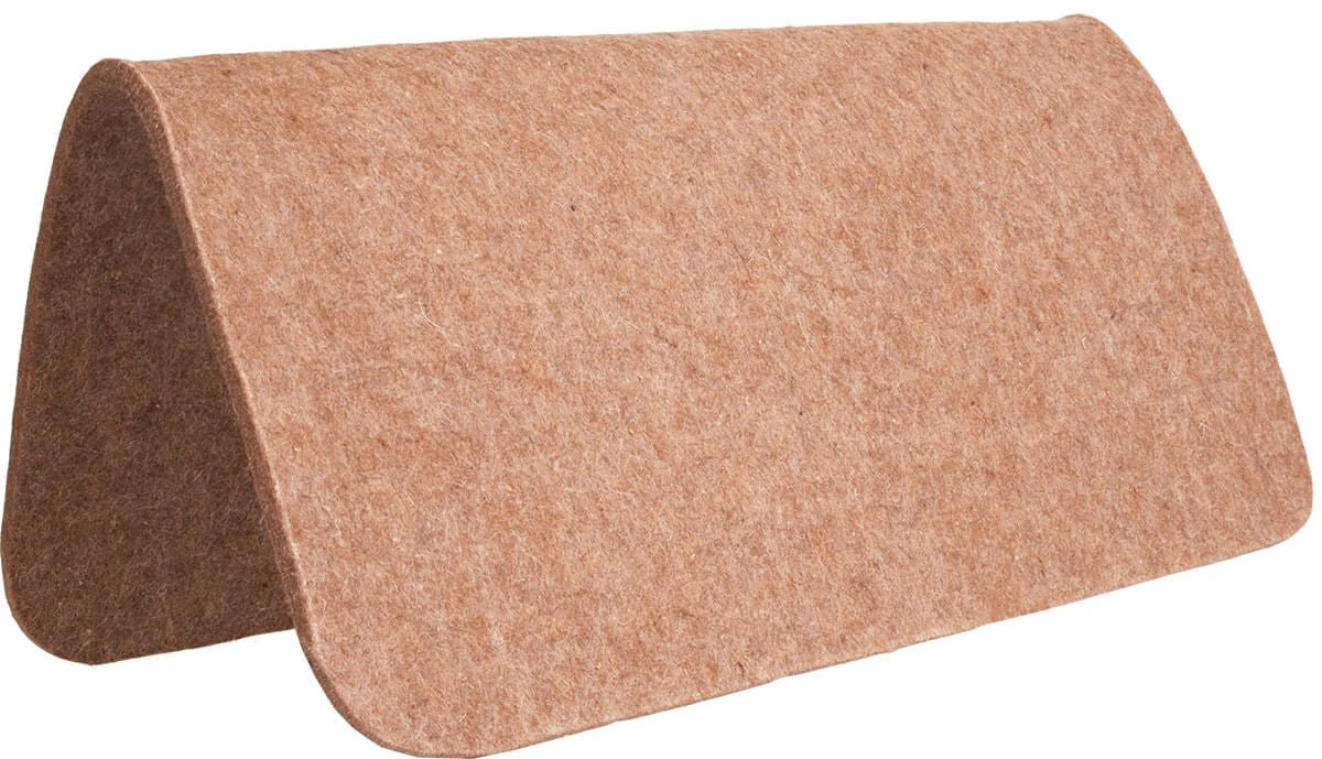 Mustang Wool Pad Protector, 100% Wool Saddle Pad Liner 30" x 30" - Image 1