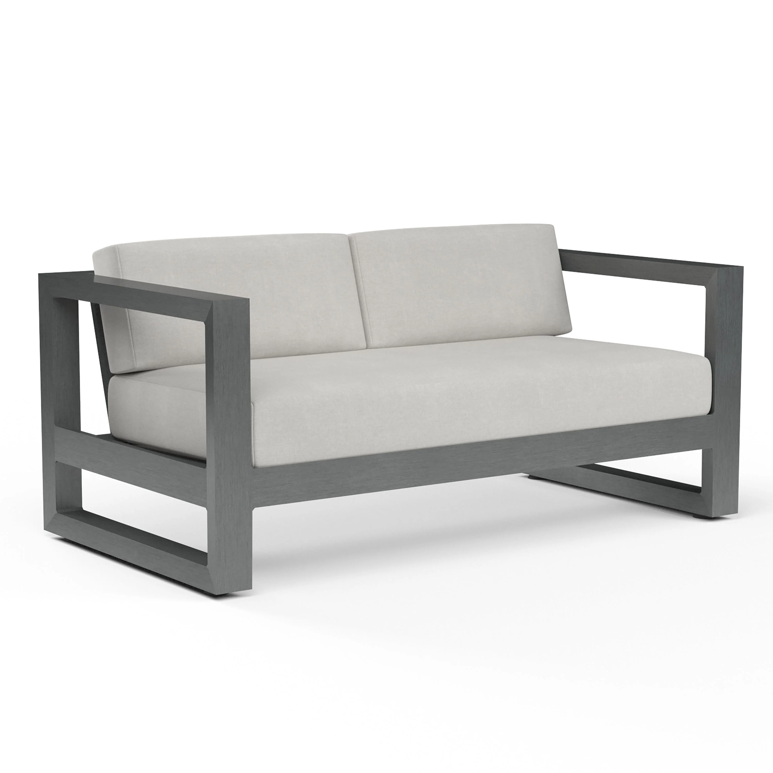 Redondo Loveseat in Cast Silver, No Welt