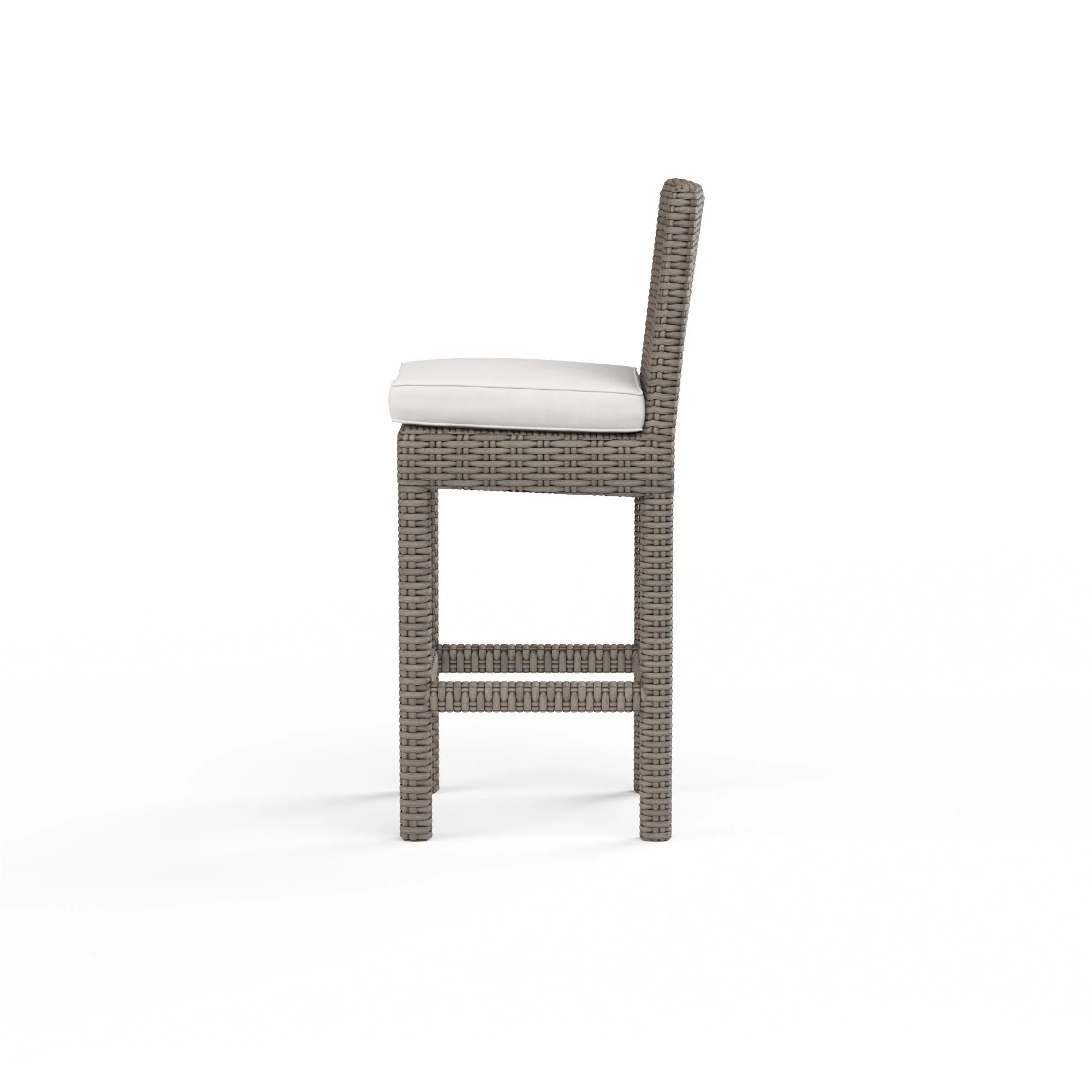 Coronado Barstool in Canvas Flax w/ Self Welt - Image 3