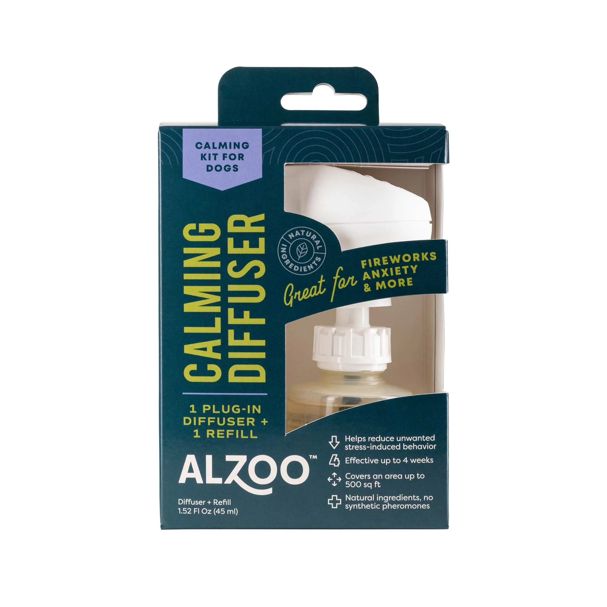 Natural Plant-Based Calming Plug-In Home Diffuser Kit & Refills for Dogs - Image 1