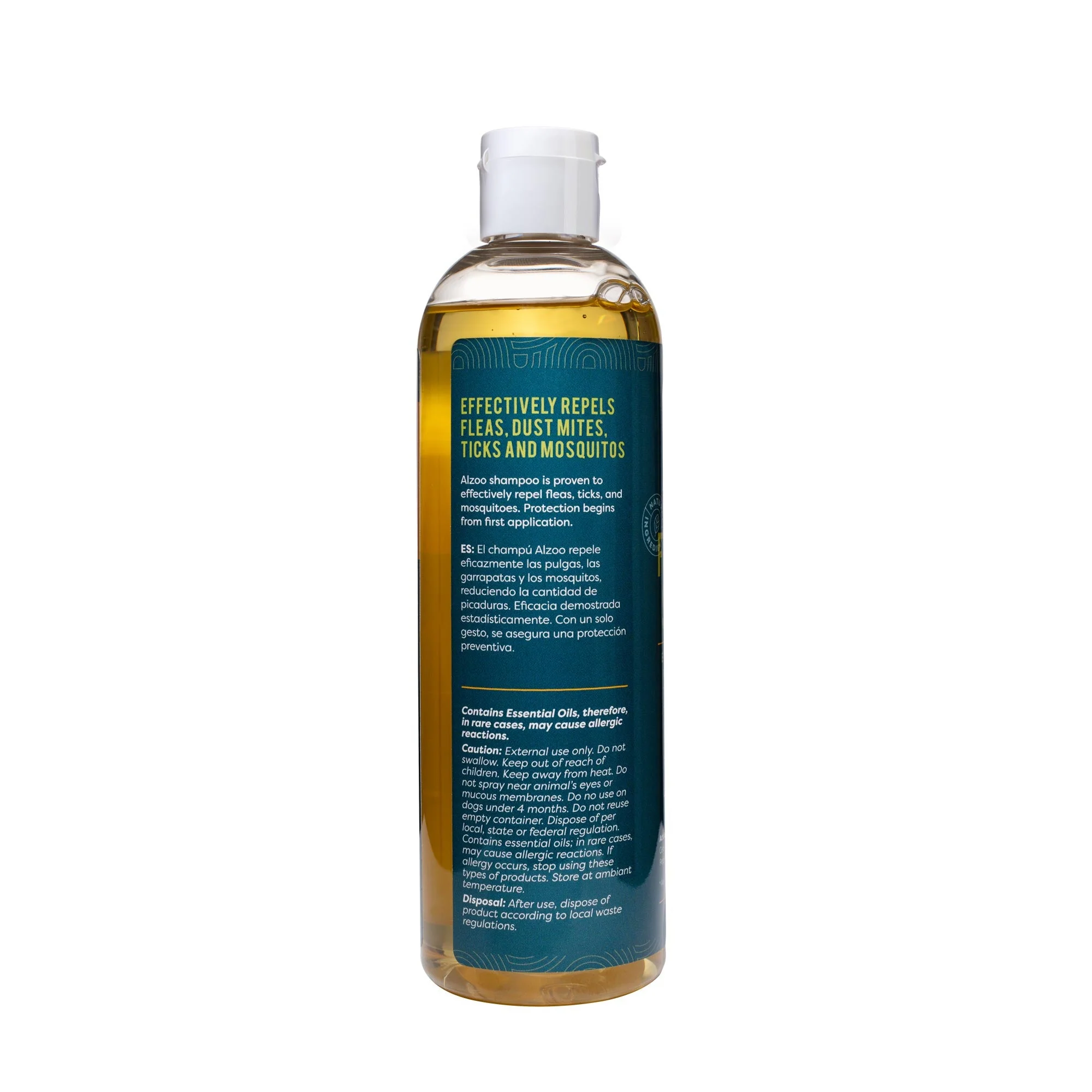 Natural Plant-Based Peppermint & Cedarwood Flea & Tick Shampoo for Dogs & Cats, 12 oz - Image 2