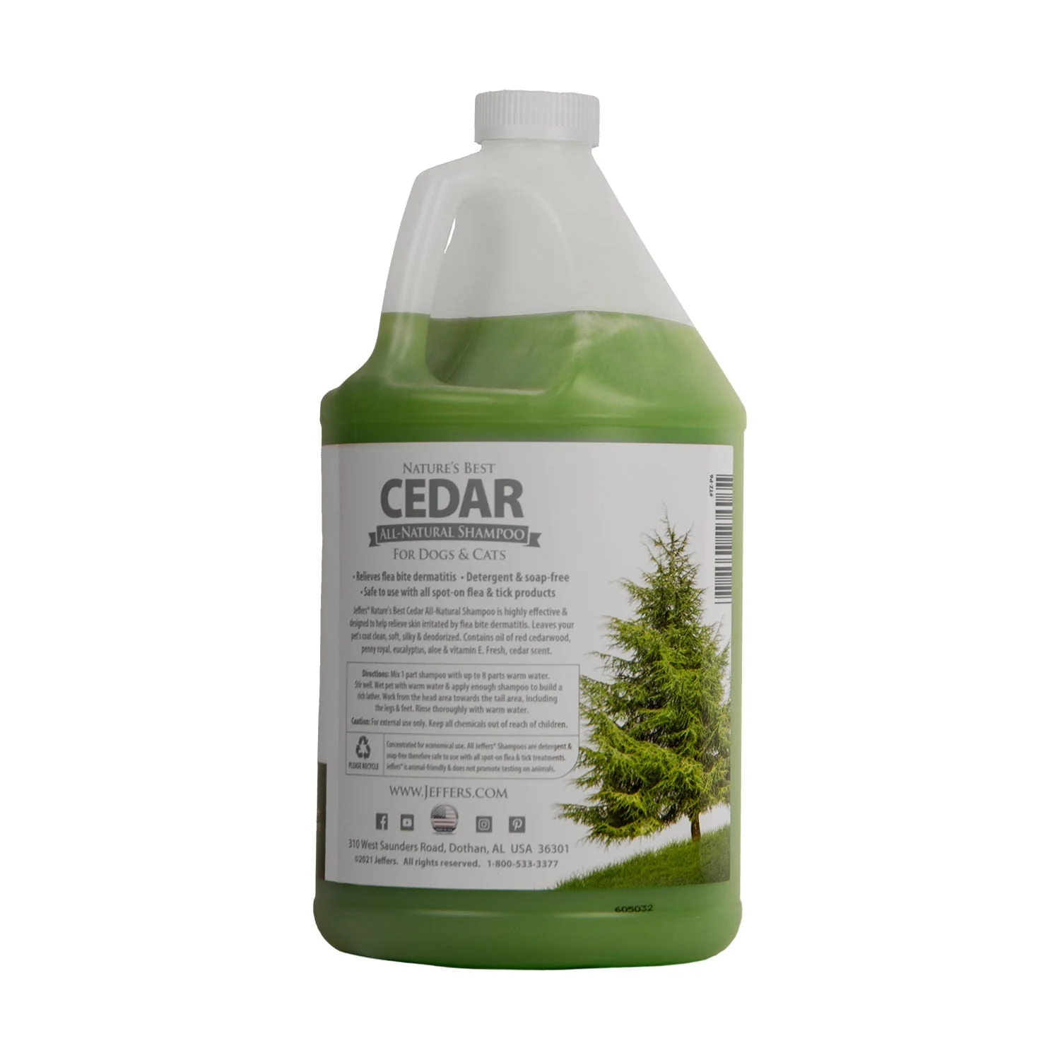 Jeffers Pet Nature's Best Cedar All-Natural Flea Bite Relief Shampoo for Dogs and Cats - Image 3