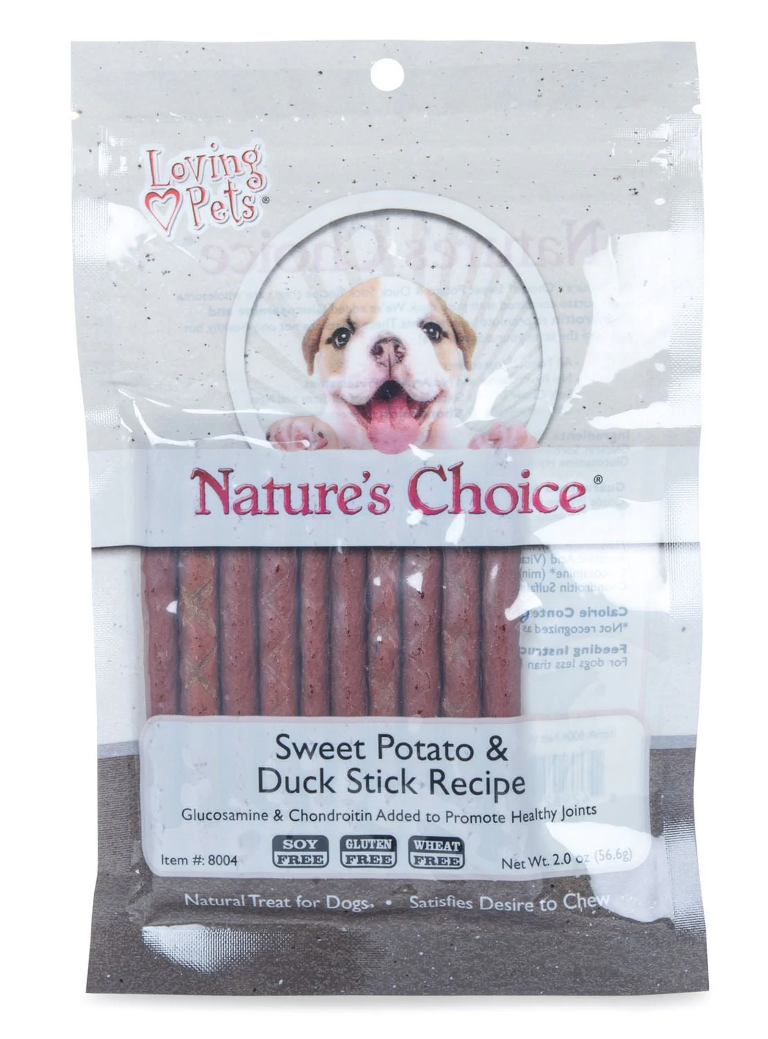 Nature's Choice Sweet Potato & Duck Meat Sticks, 2 oz - Image 1