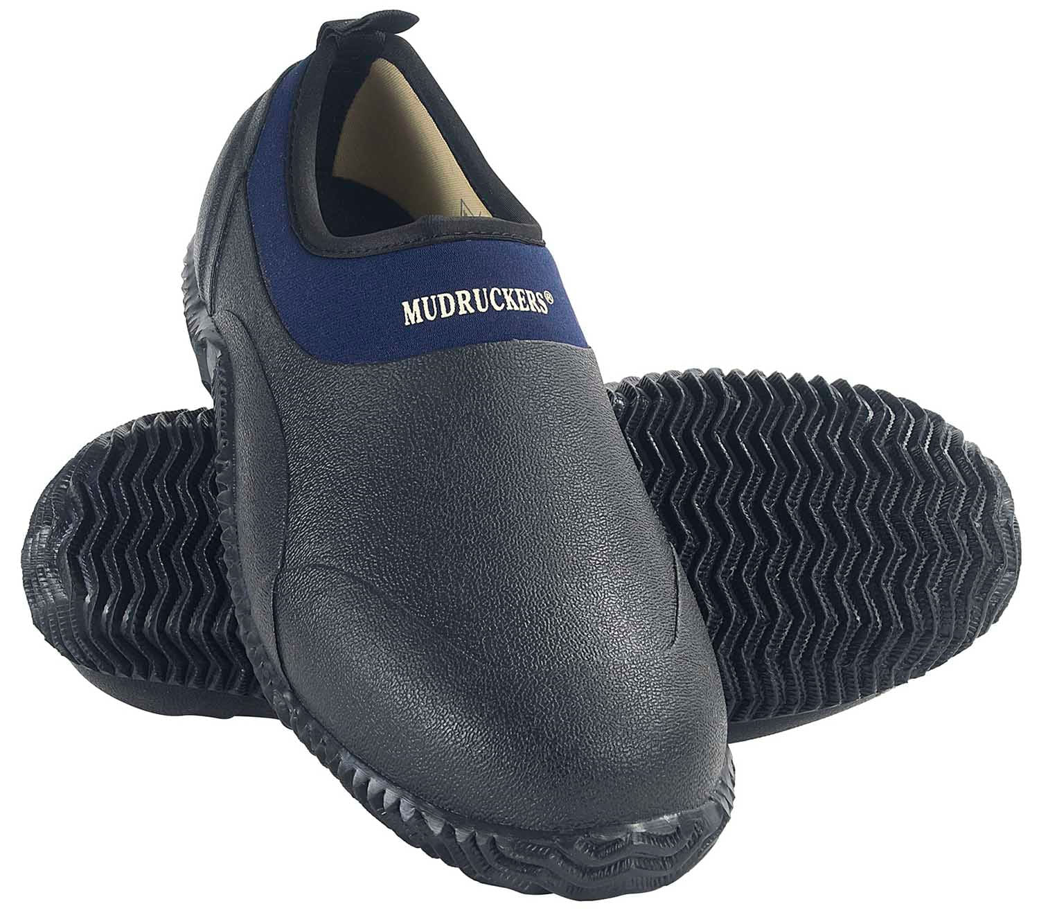 Navy Mudruckers Waterproof Shoes - Image 3