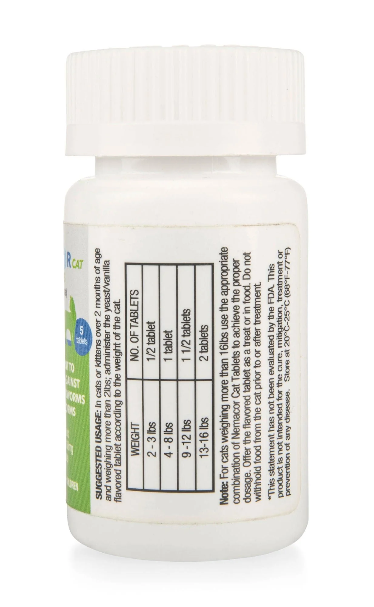 Nemacor Cat & Kitten Tapeworm Plus Dewormer Tablets – Broad-Spectrum G.I. Support - Image 3