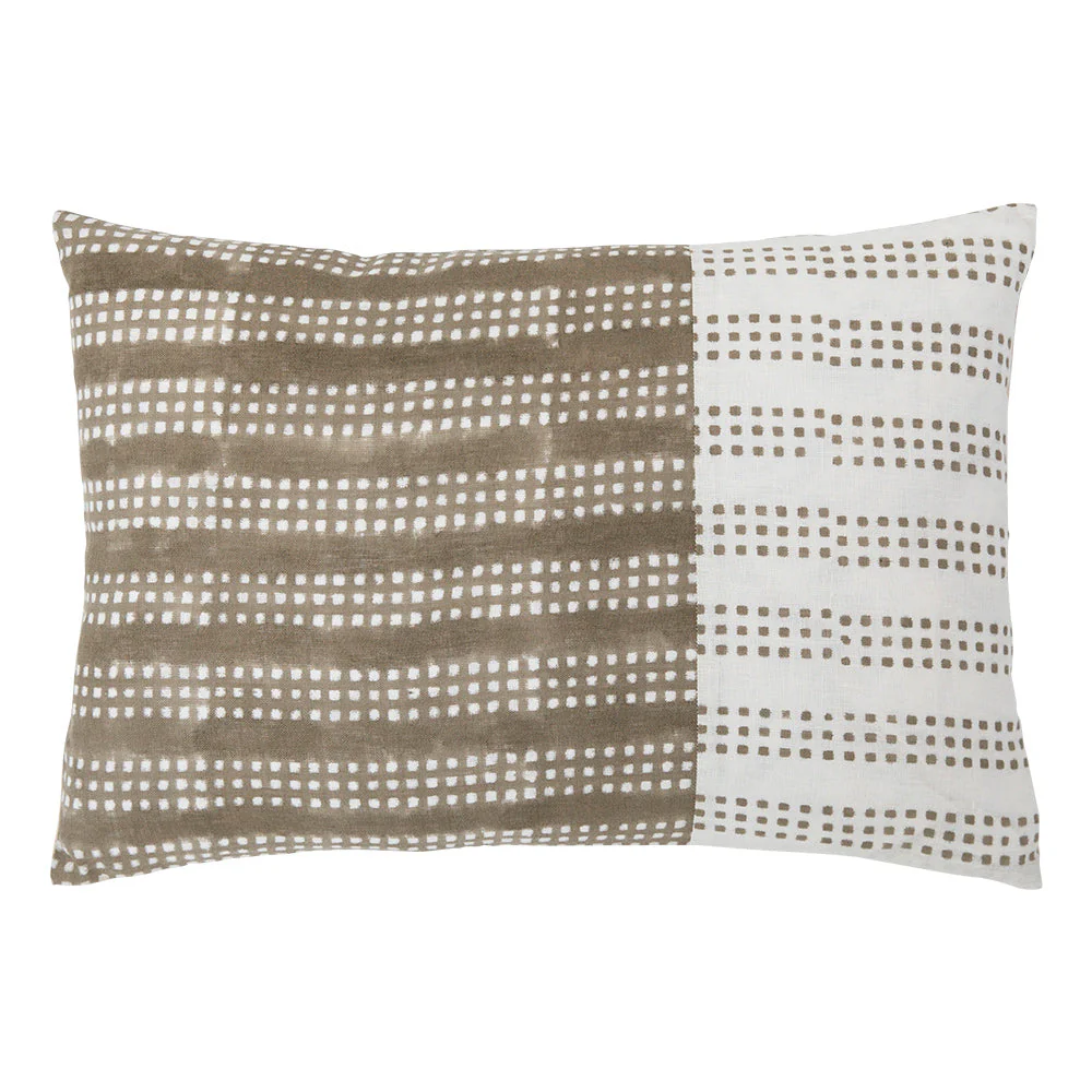 Nepsa Gray Band Pillow - Image 1