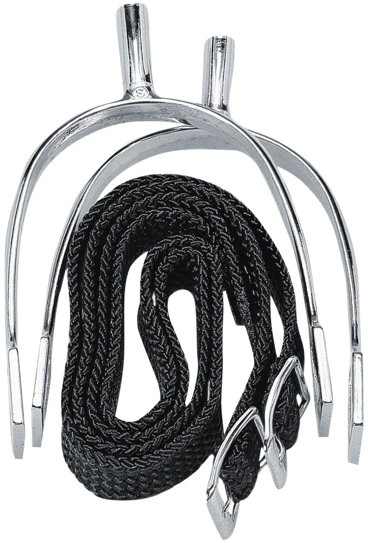 Never Rust Spurs with Straps, Pair - Image 2