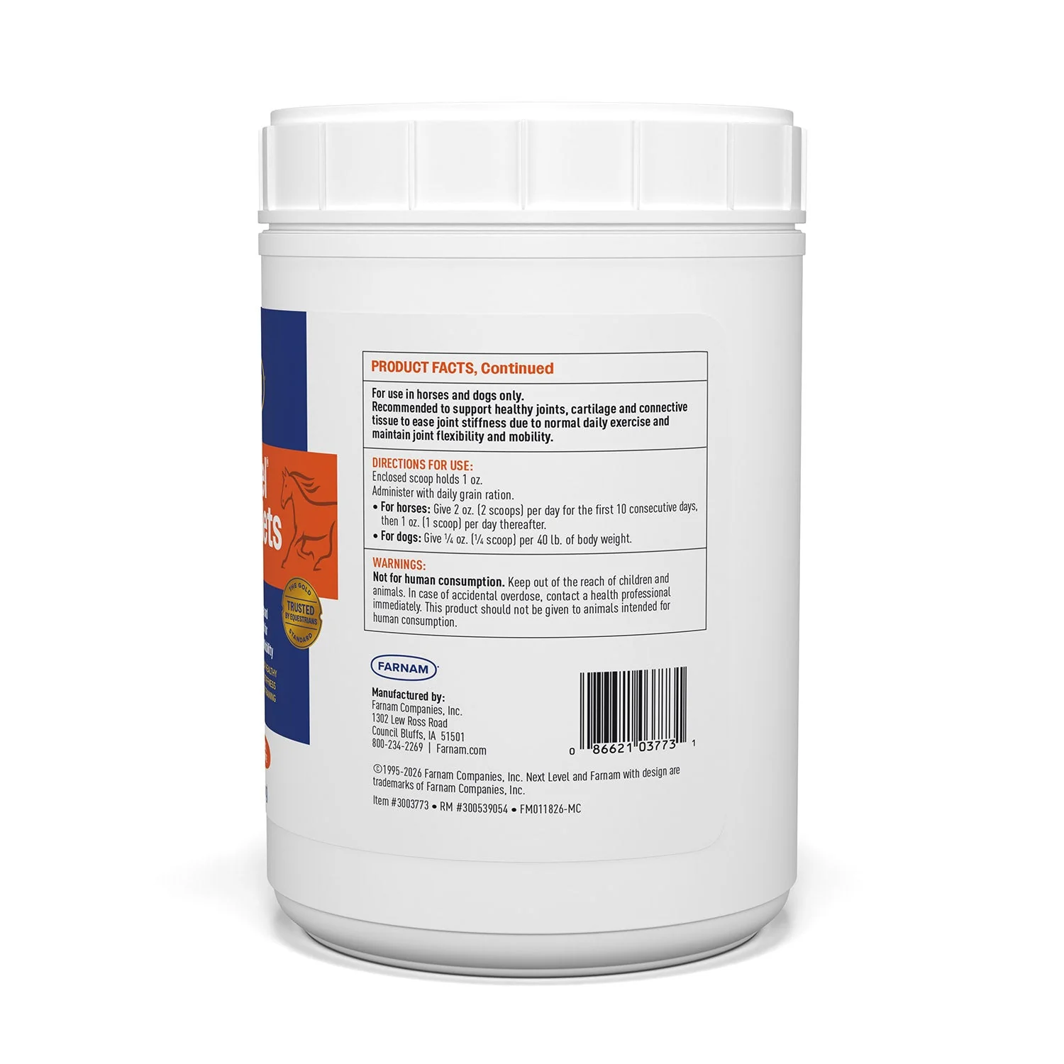 Next Level Joint Pellets for Horses, 1.87 lbs - Image 3
