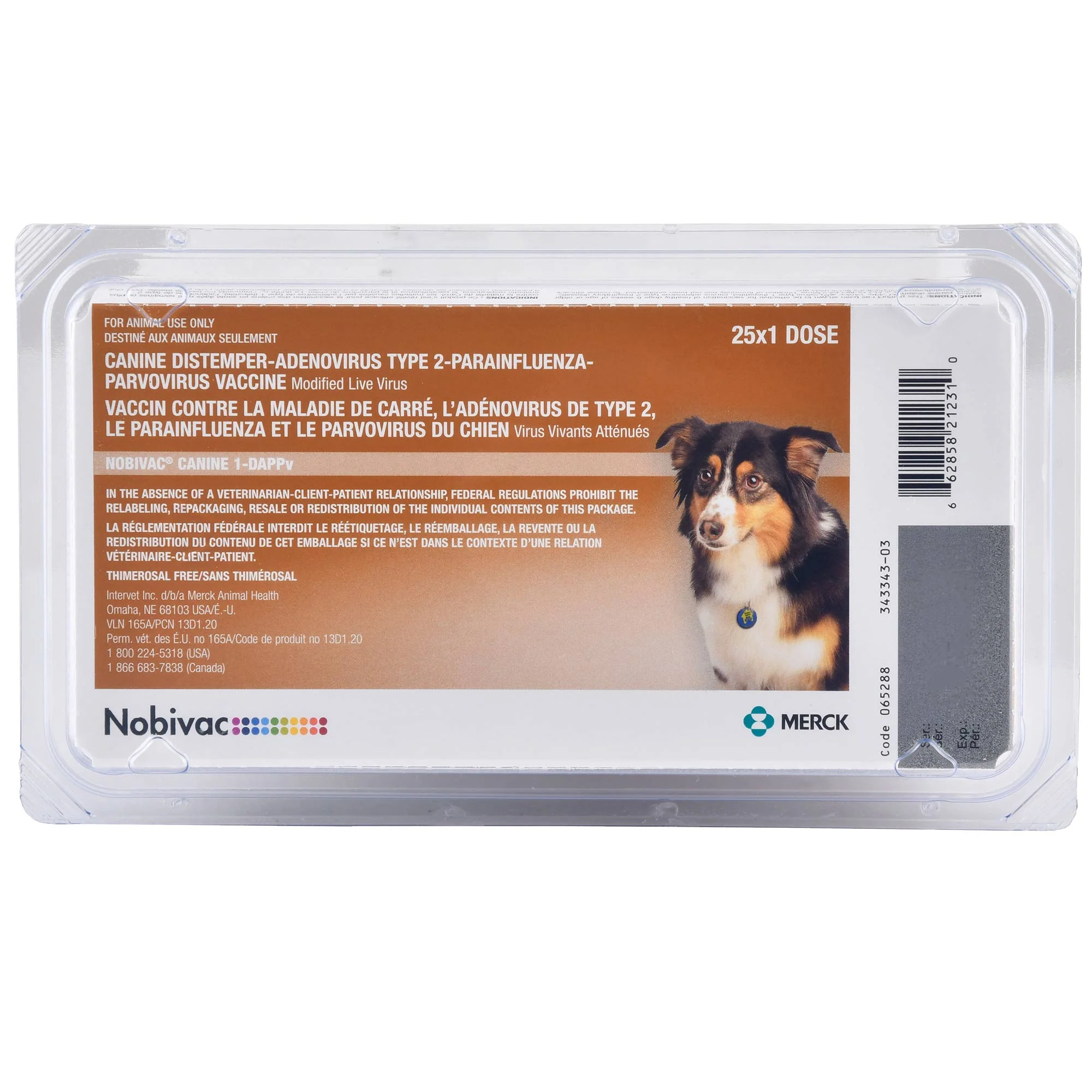 Nobivac Canine 1-DAPPv (5 Way) Dog Vaccine - Image 1