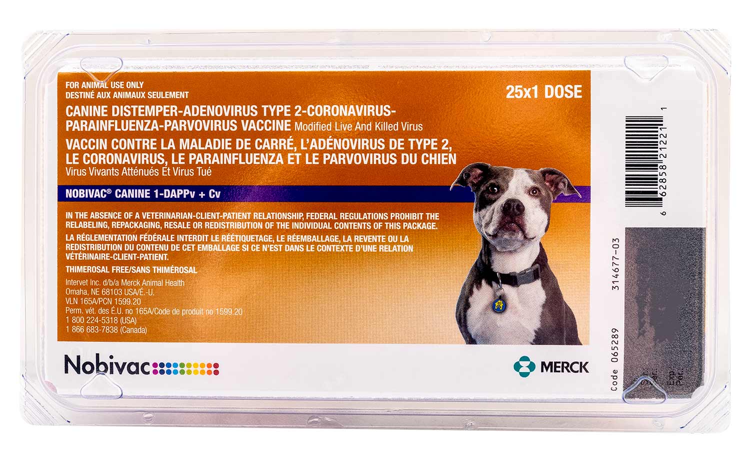 Nobivac Canine 1-DAPPv+Cv Dog Vaccine - Image 1