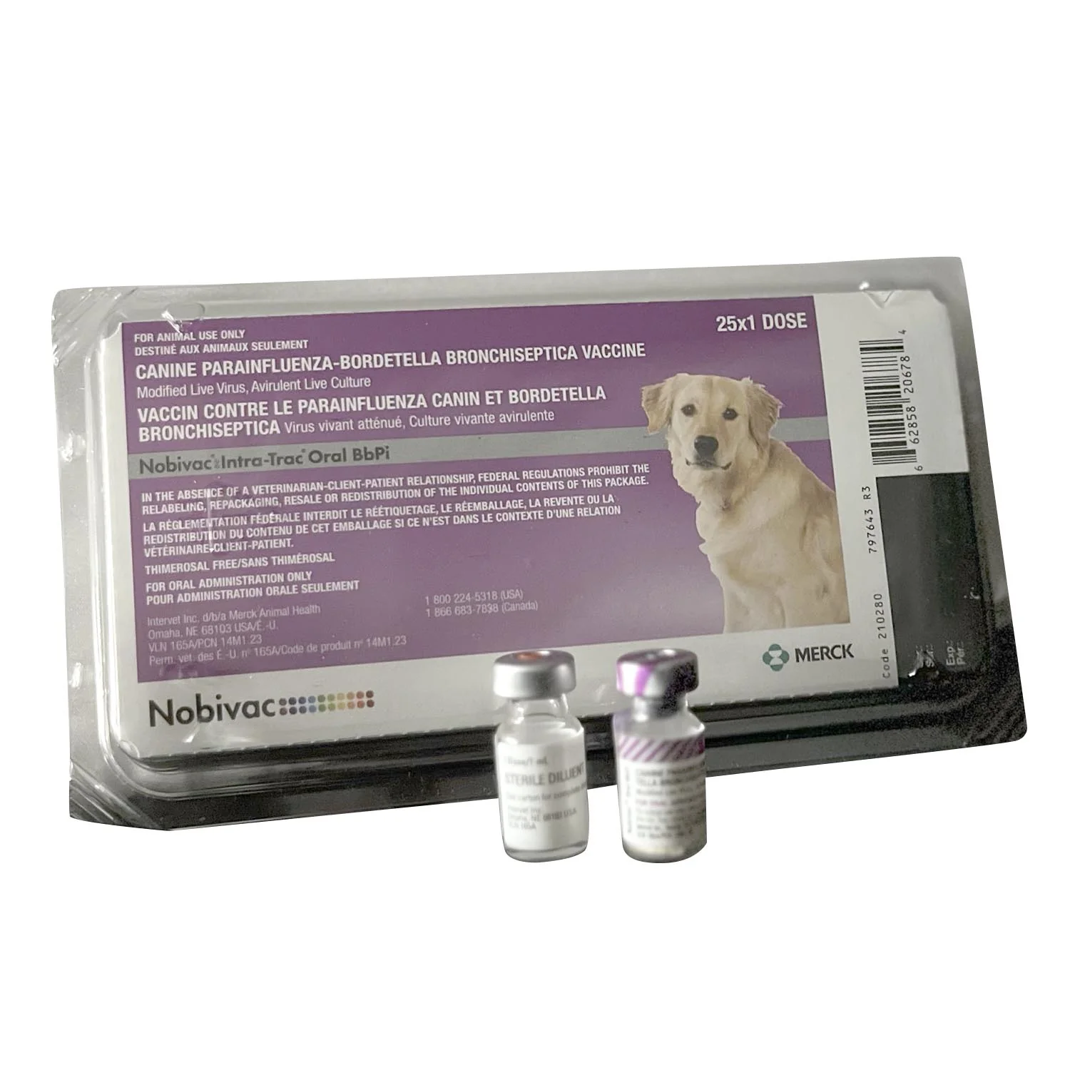 Nobivac Intra-Trac Oral BbPi Dog Vaccine (25 x 1mL) - Image 1