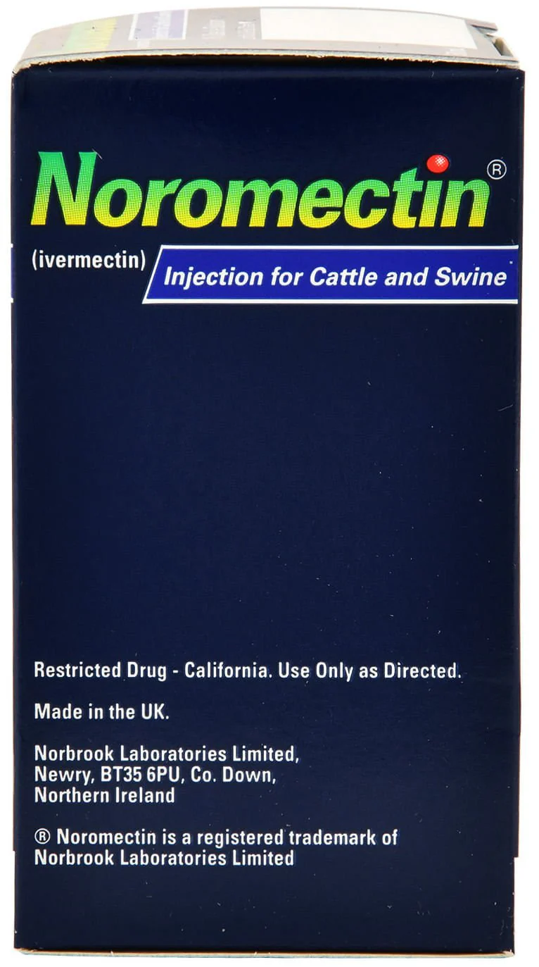 Noromectin Injectable Cattle & Swine Wormer (1% Ivermectin) - Image 3