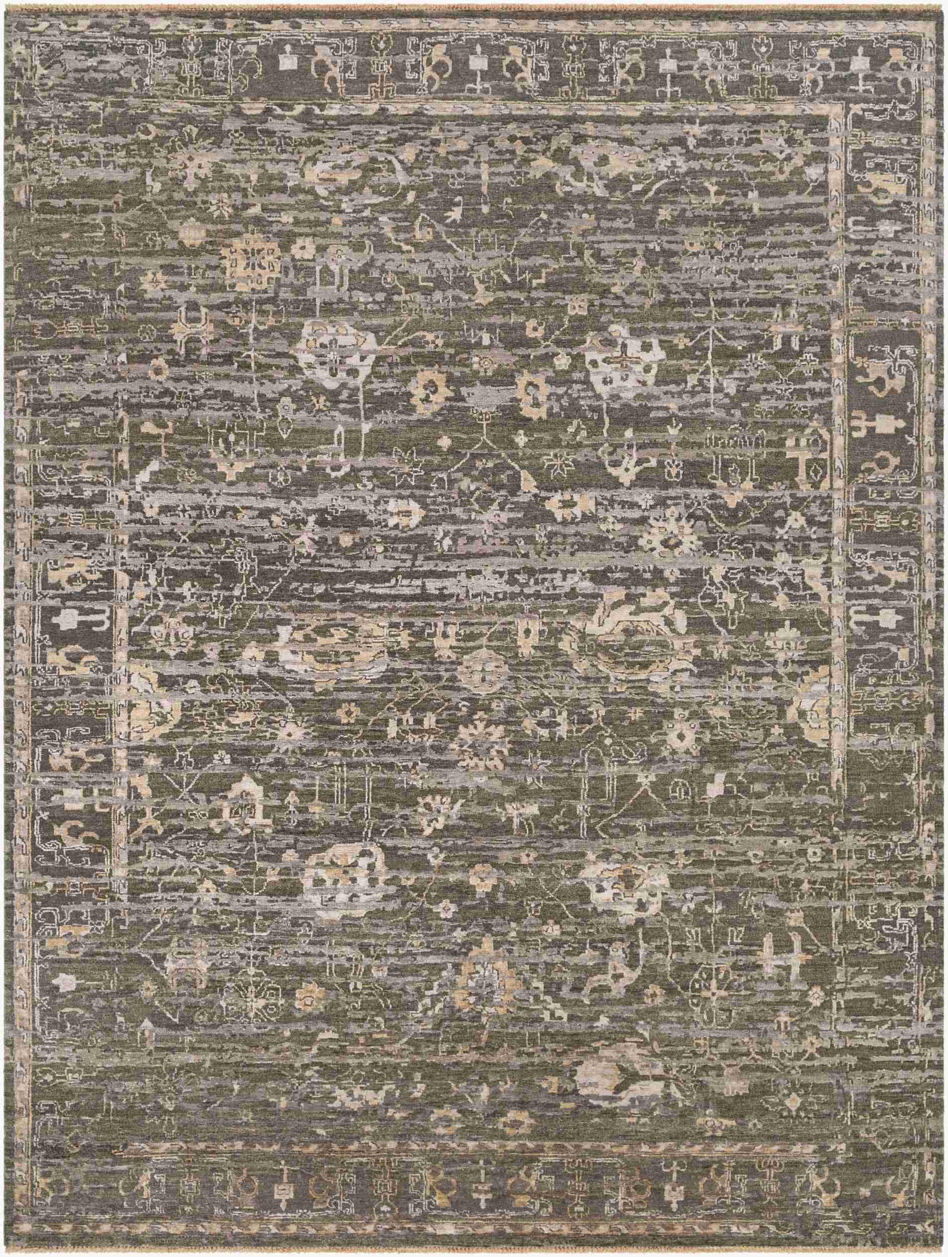 Notting Hill Rug | Dark Green | NTL2301 - Image 2