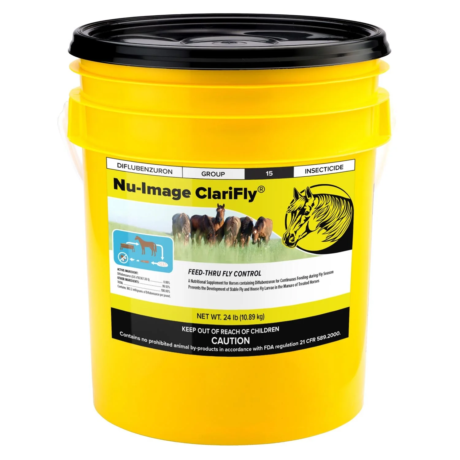 Nu-Image ClariFly Feed-Thru Fly Control & Coat Supplement for Horses - Image 1