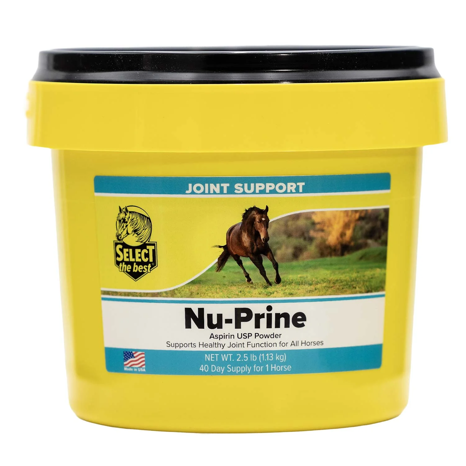 Nu-Prine Aspirin Powder Joint Supplement for Horses – Buffered Aspirin, Molasses Flavored, Equine Joint Support - Image 2