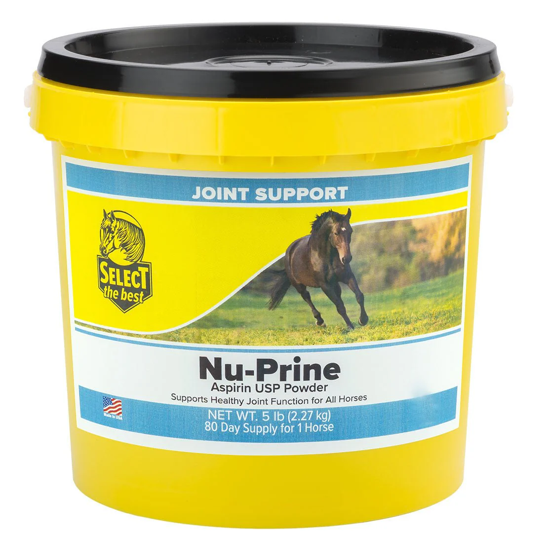 Nu-Prine Aspirin Powder Joint Supplement for Horses – Buffered Aspirin, Molasses Flavored, Equine Joint Support - Image 1