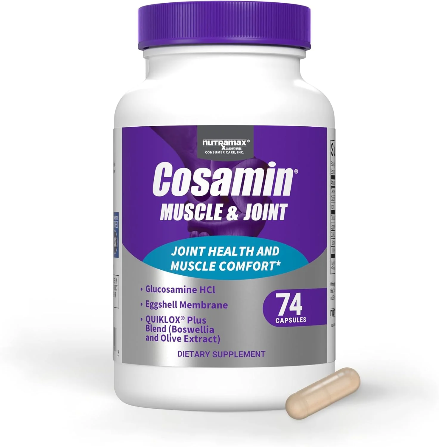 Nutramax Cosamin Muscle & Joint for Men & Women, 74 Capsules - Image 1