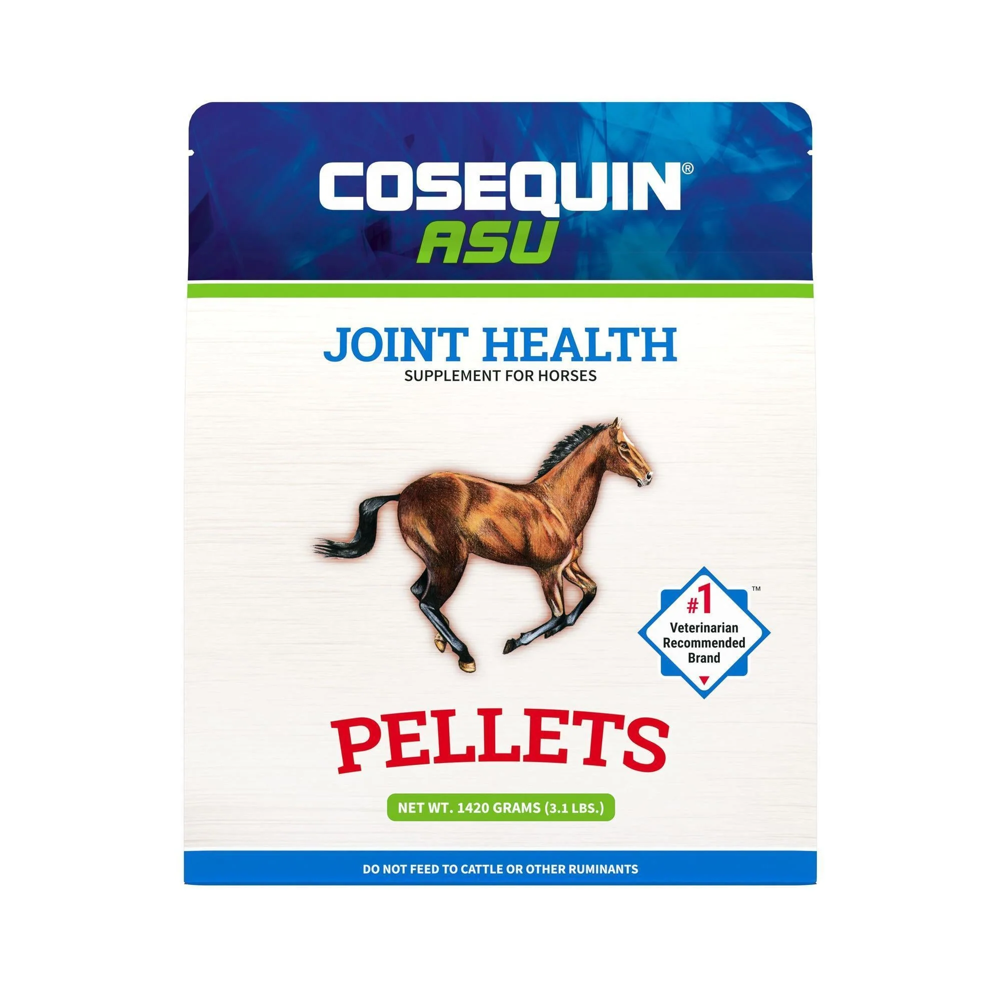 Nutramax Cosequin ASU Pellets Joint Health Supplement for Horses, 1420g - Image 1
