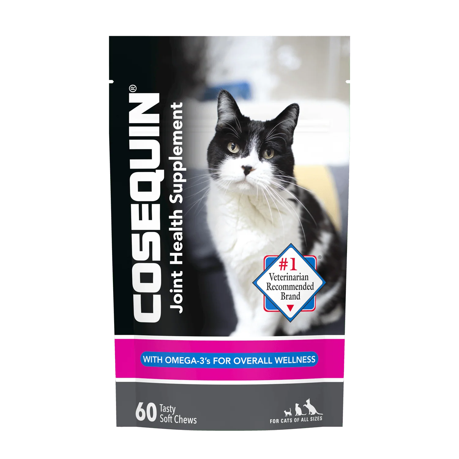Nutramax Cosequin Joint Health Supplement for Cats - With Glucosamine, Chondroitin, and Omega-3's - Image 1