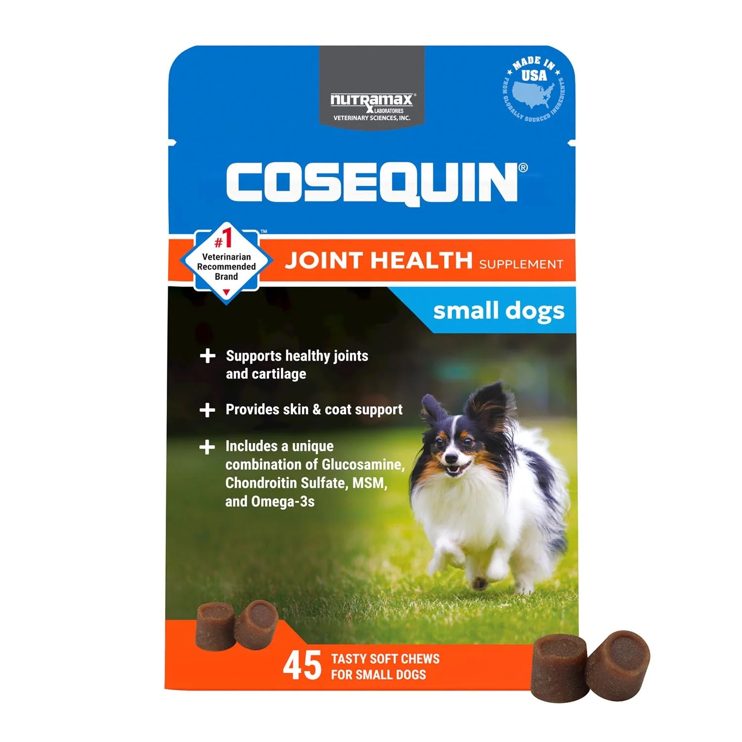 Nutramax Cosequin Minis - Maximum Strength with MSM Plus Omega-3's - Image 1