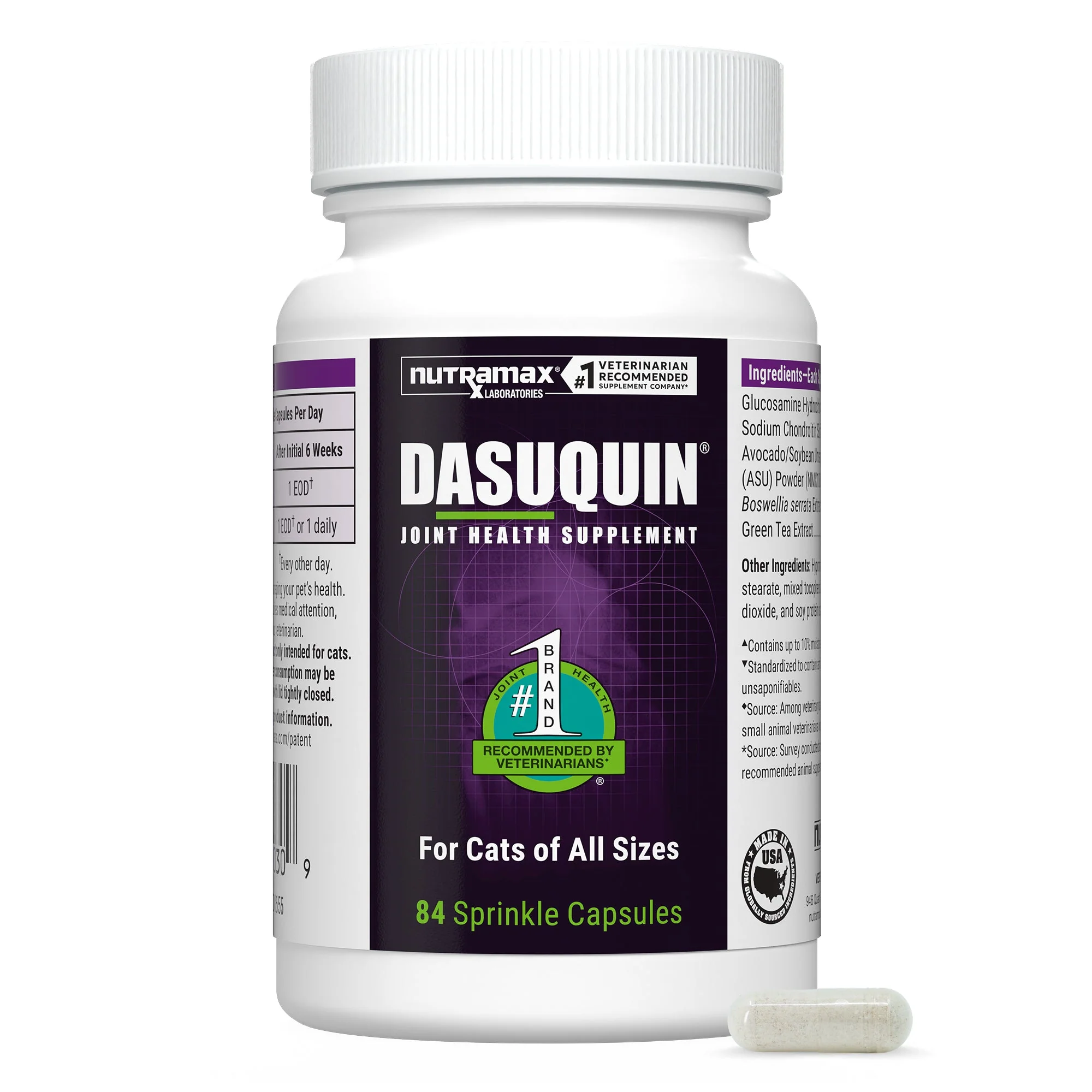 Nutramax Dasuquin Joint Health Supplement for Cats, Capsules - Image 1
