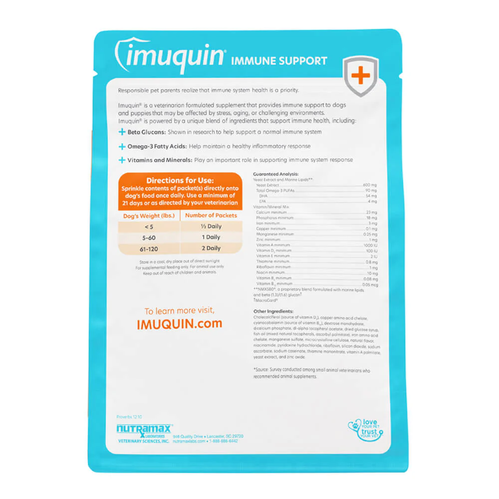 Nutramax Imuquin Immune Health for Dogs, 30 Packets - Image 2