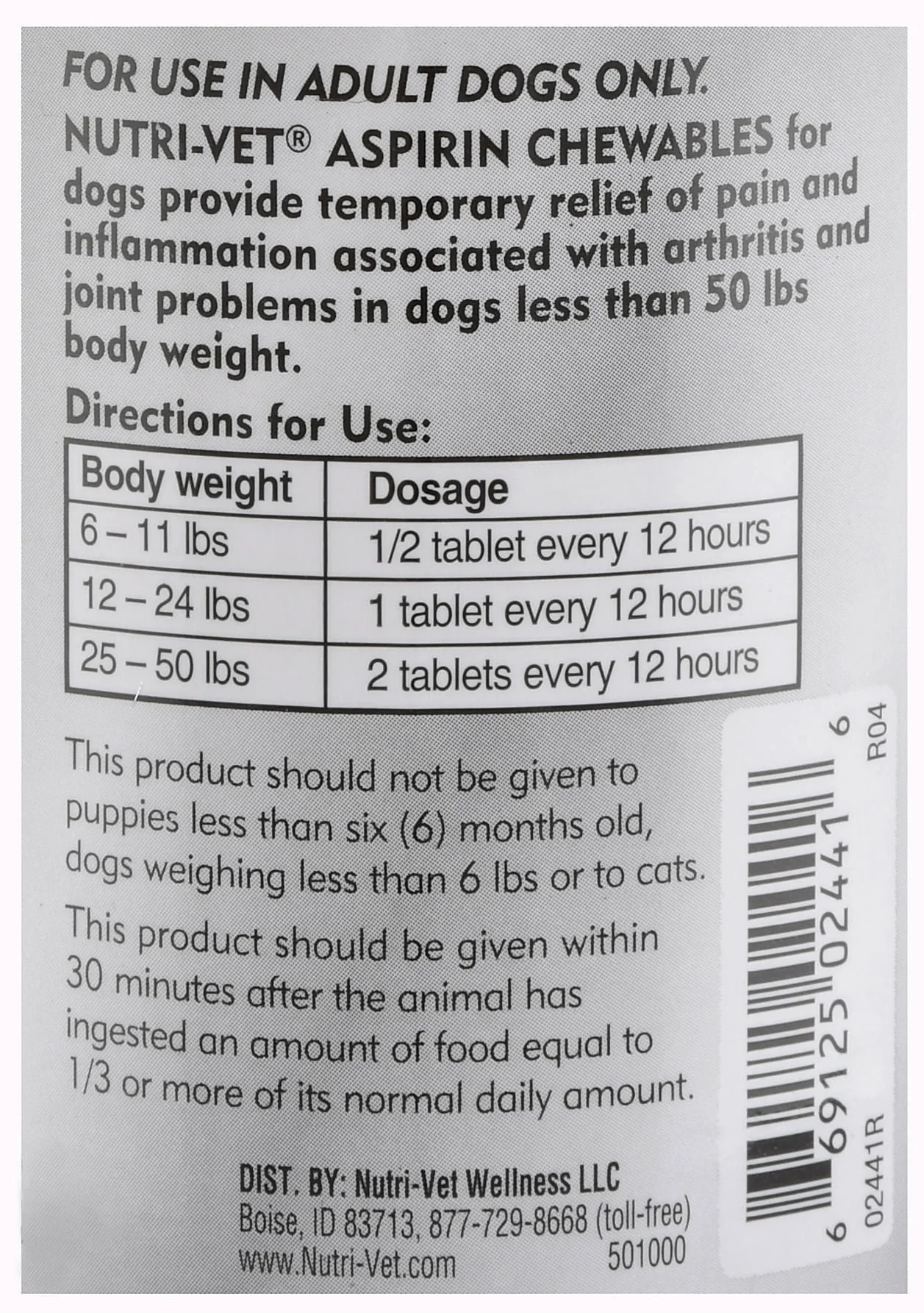 Nutri-Vet Aspirin for Dogs - Image 3