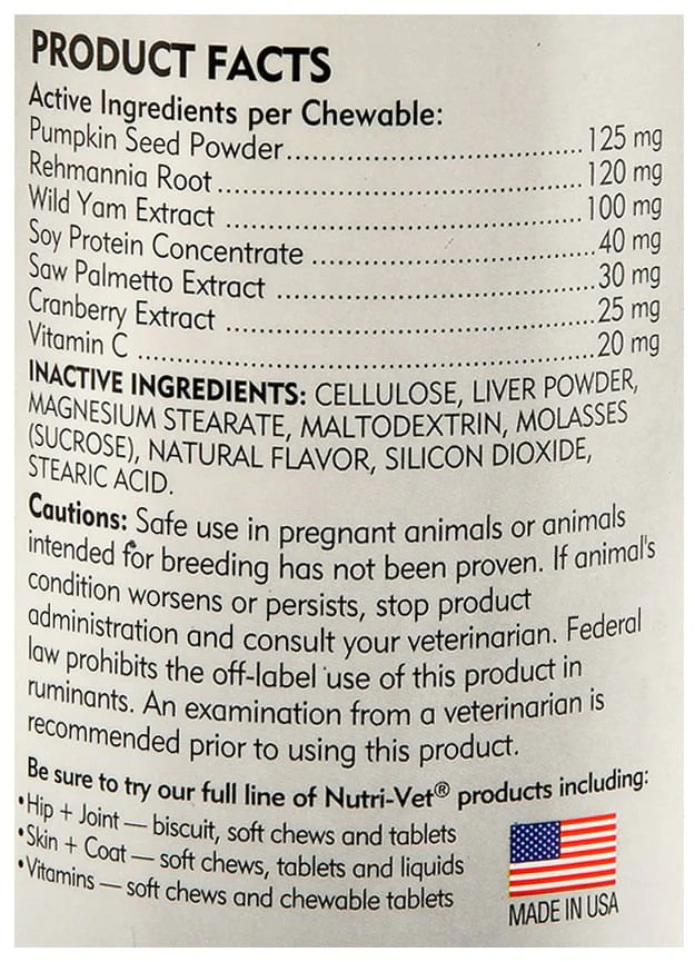 Nutri-Vet Bladder Control Chewables for Dogs - Image 3
