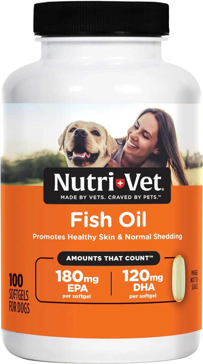 Nutri-Vet Fish Oil, Soft Gels, 100 ct - Image 1