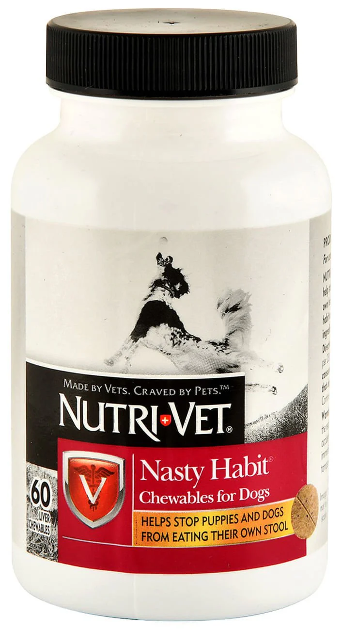 Nutri-Vet Nasty Habit Liver Flavored Chewables - Image 1