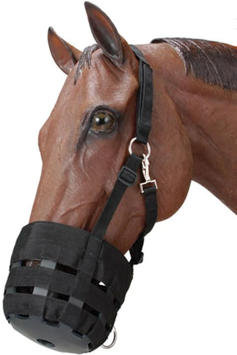 Nylon Horse Grazing Muzzle - Image 3