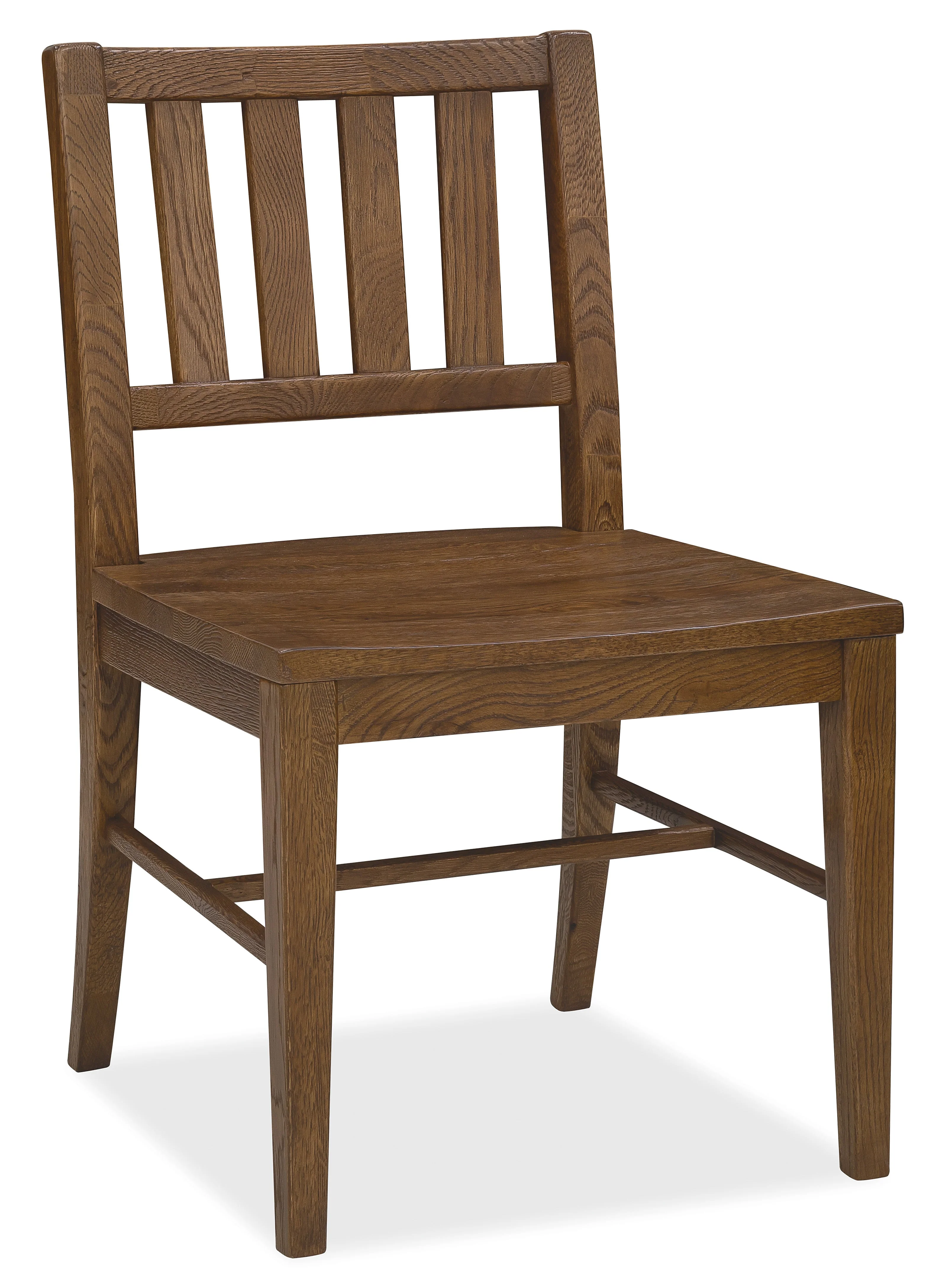 Driftwood Splatback Side Chair | Worn Saddle - Image 1