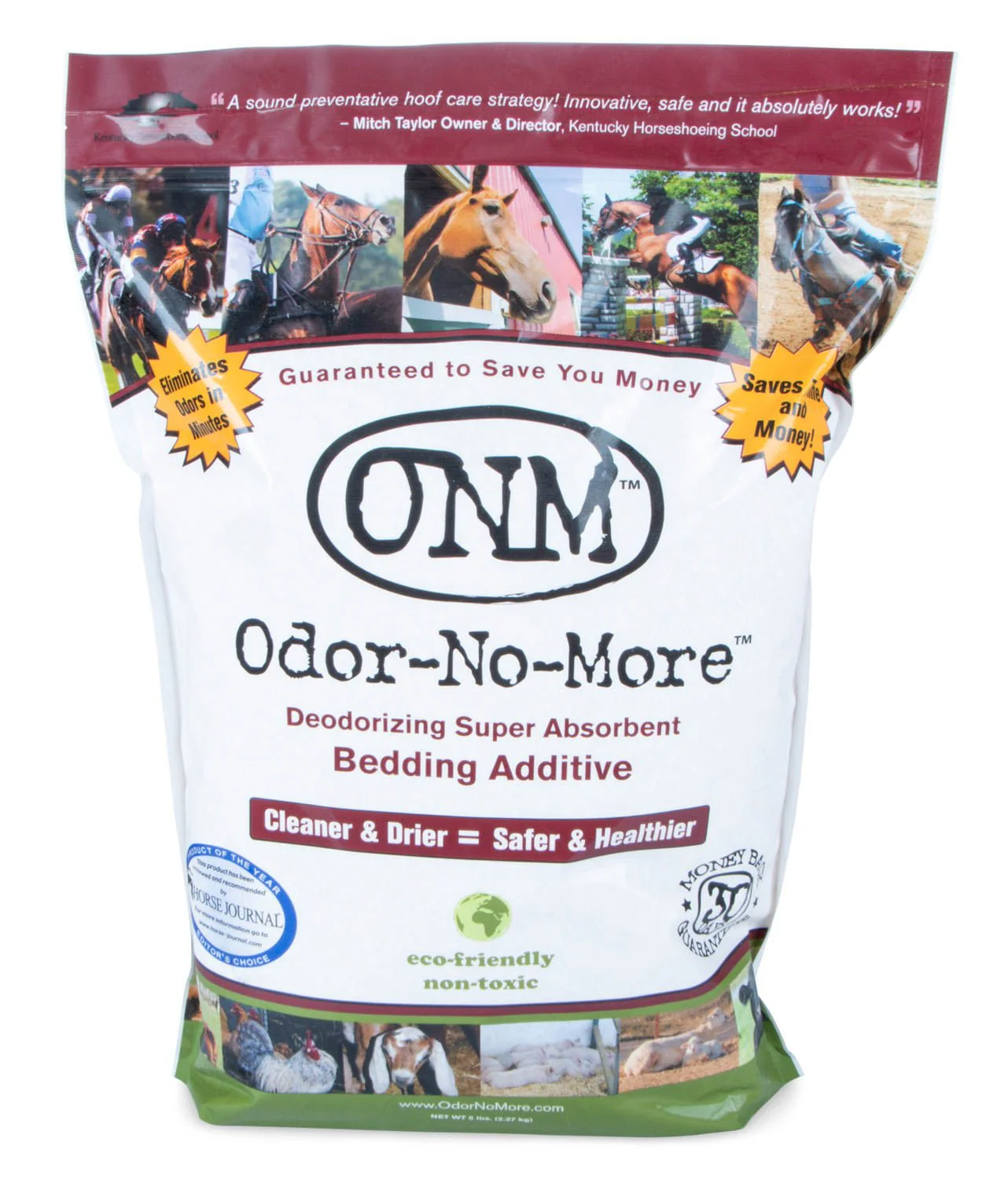 Odor-No-More Deodorizing Absorbent Bedding Additive, 5 lbs - Image 1