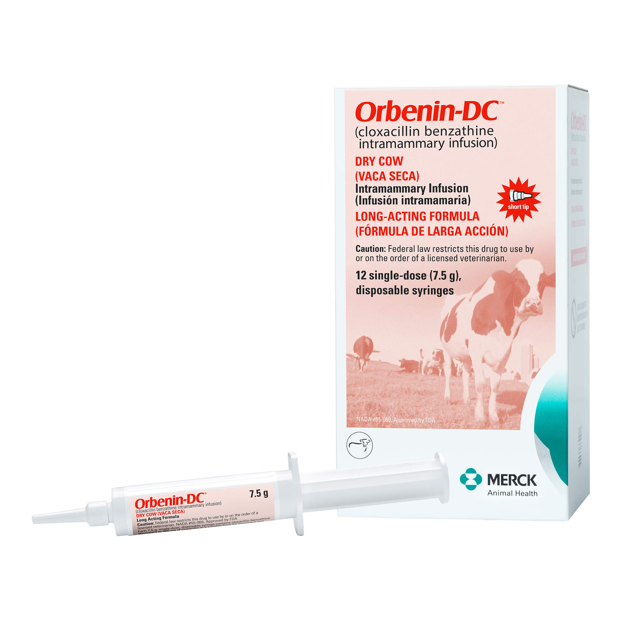 Rx Orbenin-DC (cloxacillin benzathine intramammary infusion) Dry Cow Formula, 12 Doses - Image 1