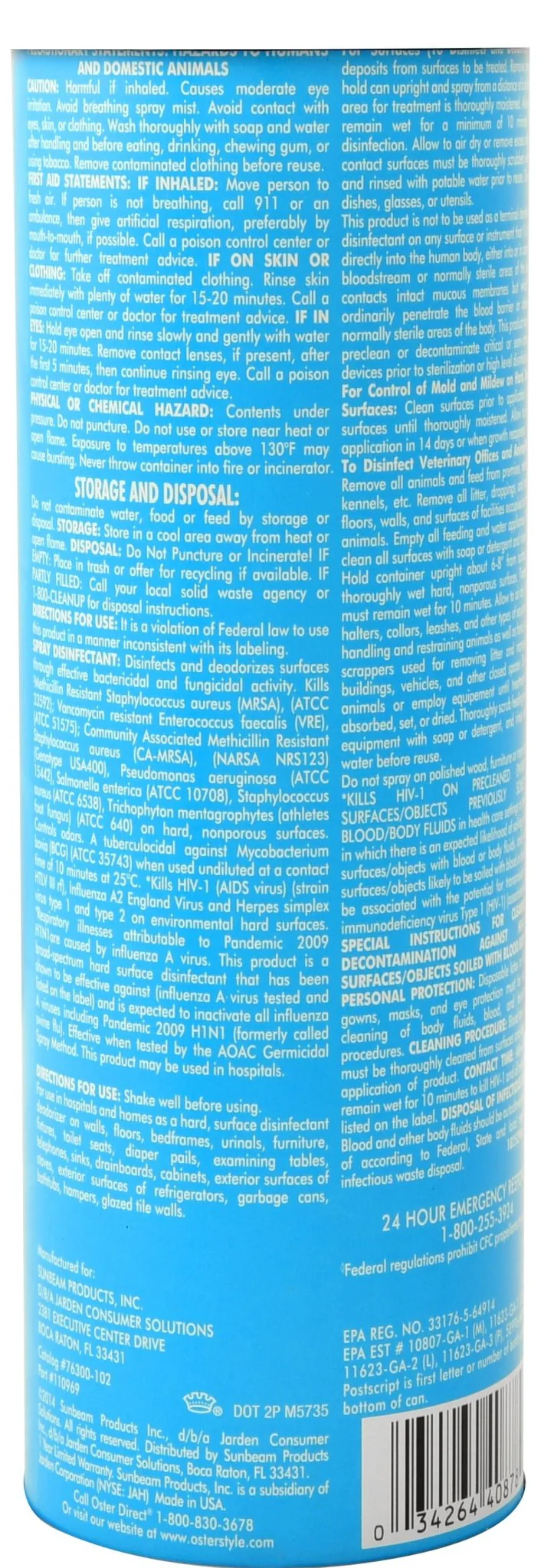 Oster Spray Disinfectant - Image 2