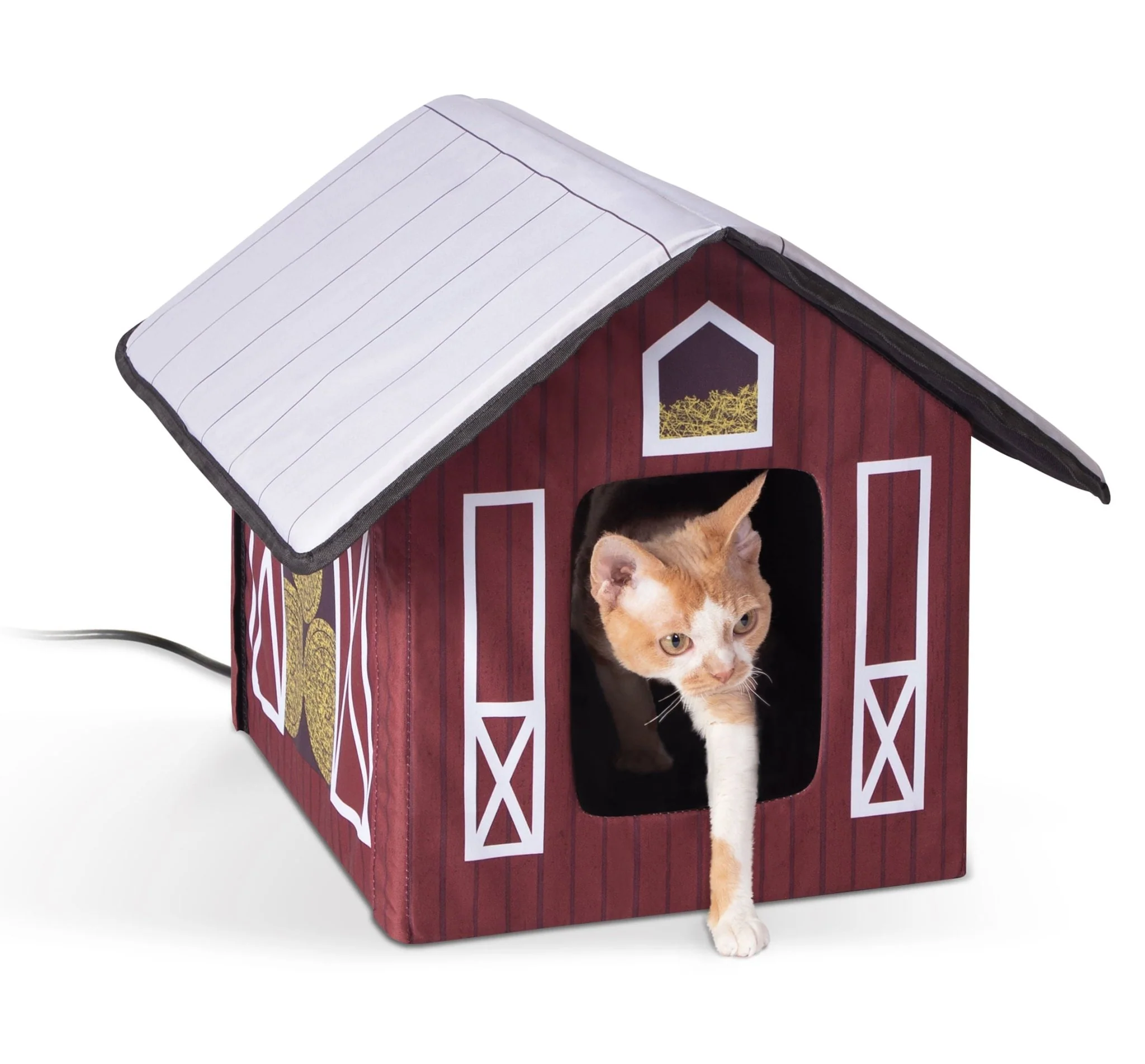 K&H Pet Products Outdoor Heated Kitty House Cat Shelter