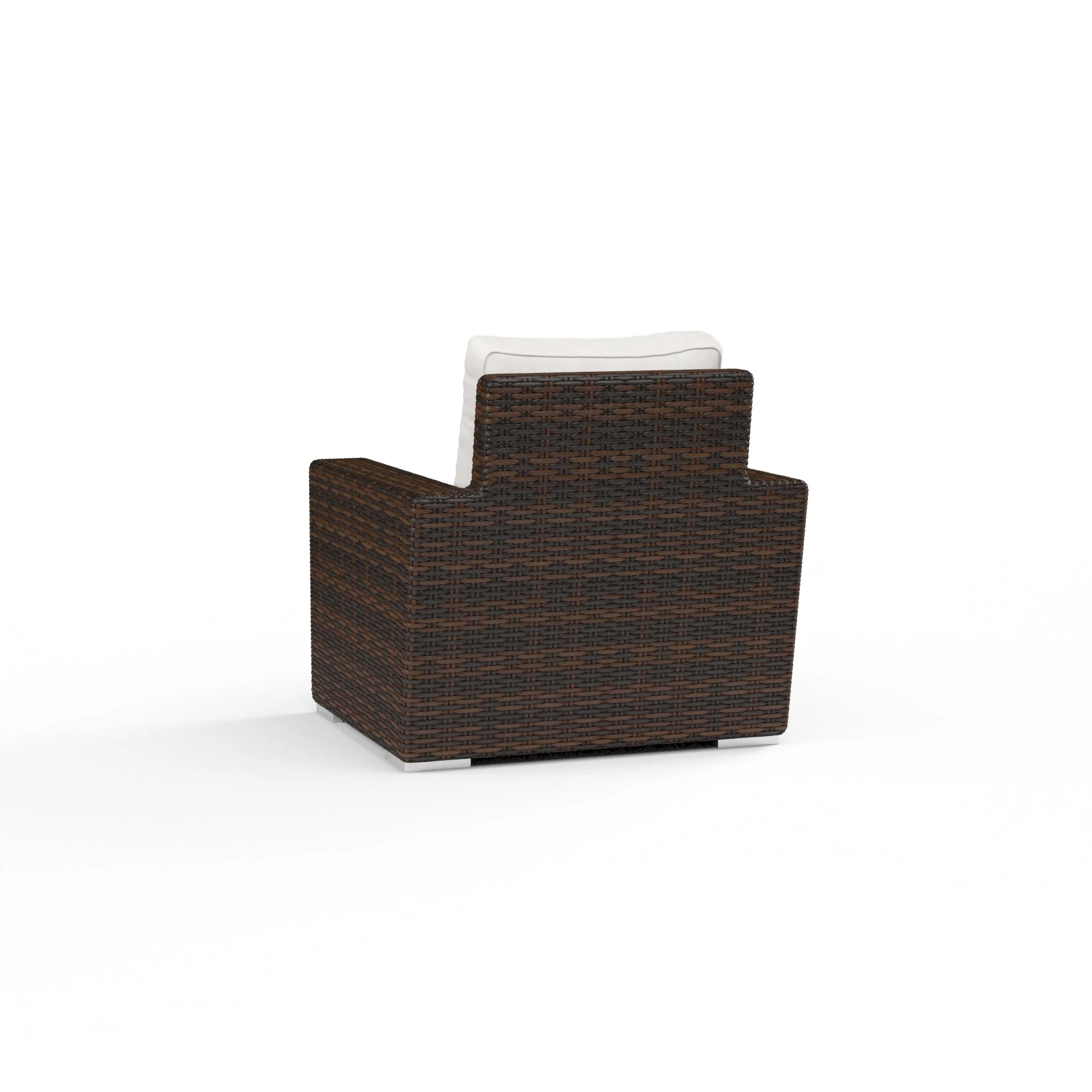 Montecito Club Chair in Canvas Flax w/ Self Welt - Image 2