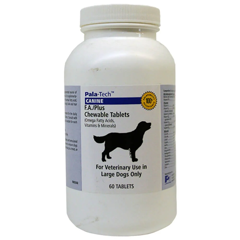 Pala-Tech Canine F.A./Plus For Dogs, 60 Ct - Image 1