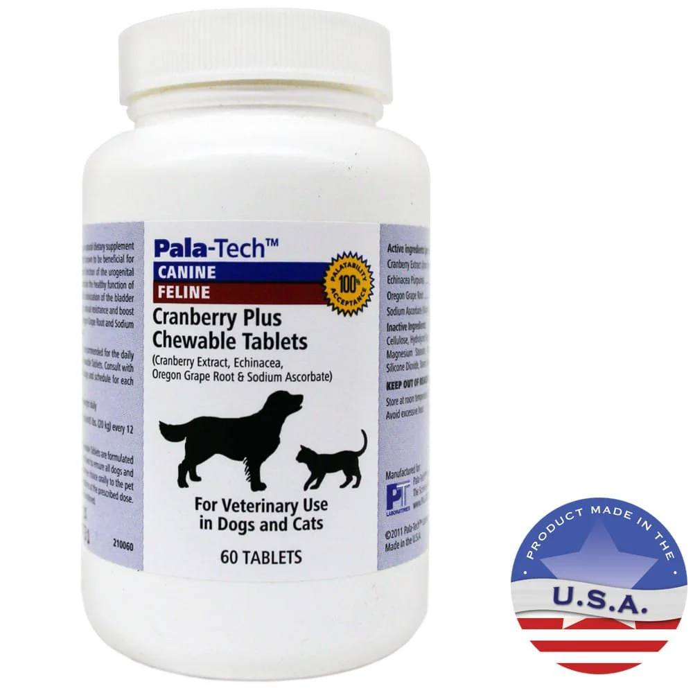 Pala-Tech Cranberry Plus Chewable Tablets, 60 ct - Image 1