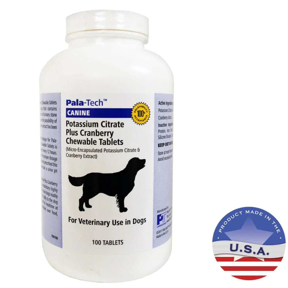 Pala-Tech Potassium Citrate Plus Cranberry  100 Tablets - Image 1