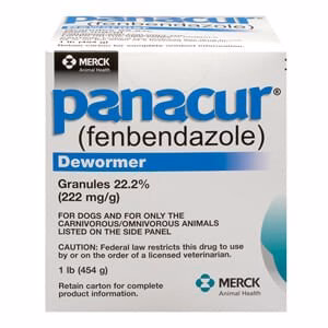 Rx Panacur for Dogs (fenbendazole Granules) 22.2%, 1 lb Economy Tub - Image 1